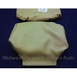 Head Rest Cover - Beige (Pininfarina 124 Spider 1983-85) - OE NOS