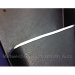 Kick Panel Pocket Front Chromed Edging PAIR 2x (Fiat Pininfaria 124 Spider) - NEW