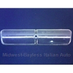 License Plate Light Lens (Fiat 850 Coupe, 124 Coupe, 128) - OE NOS