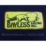 Rectangular "BAYLESS RACING" Patch - Yellow Brown Bayless