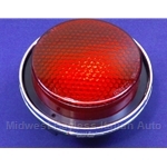 Tail Light Lens Outer Assy (Fiat 850 Coupe) - OE NOS