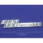Badge Emblem "Fiat 124 Special TC" (Fiat 124 Sedan) - OE BLEM