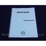 Wiring Diagrams Manual (Fiat Bertone X19 1985-88) - NEW