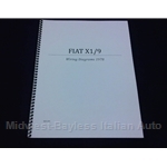 Wiring Diagrams Manual (Fiat X19 1978) - NEW