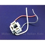 Electrical Connector Headlight / Turn Signal Flasher Relay 3-Terminal Connector (Fiat Lancia All) - NEW