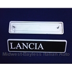 Badge Emblem "LANCIA" (Lancia Beta 1981-82) - U8.5 w/DECAL