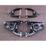 A-Arm Control Arm Front SET 4x - Upper + Lower (Fiat Pininfarina 124 Spider Coupe All) - REFURBISHED