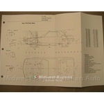 Chassis Geometry Blueprint (Fiat Bertone X19 All) - NEW