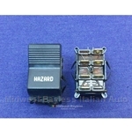 Console Hazard Lights Switch (Fiat X1/9 1973-78, 128) - U8