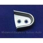 Door Alignment Wedge Receiver Right STAINLESS (Fiat Pininfarina 124 Spider All) - U8