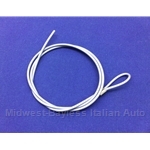 Emergency Hood / Trunk Release Pull (Fiat Pininfarina 124 Spider All) - OE NOS
