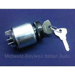 Ignition Switch (Fiat 850 Coupe Sedan 1966-68, Fiat 125, Fiat 2300) - OE NOS