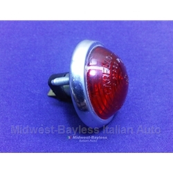 Marker Light Red (Fiat 124 Spider Coupe, 850 to 1969 + Other Italian) - OE NOS