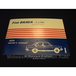 Owners Manual (Fiat Brava 2 Litre 1979) - OE NOS