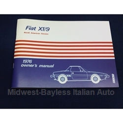      Owners Manual (Fiat X1/9 1976) - NEW