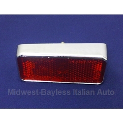 Reflector Red Rear Right (Fiat 850 Spider 1970-73) - OE NOS