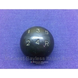 Shifter Knob Ball-Style 5-Spd (Fiat 124 Spider Coupe, X1/9, 128) - U7