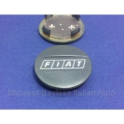 Steel Wheel Center Cap Plastic "FIAT" (Fiat 124, X1/9, 128, 131) - U8
