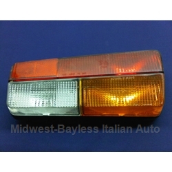           Tail Light Assembly COMPLETE - Right (Fiat Pininfarina 124 Spider 2000 1979-85) - FACTORY OE ALTISSIMO