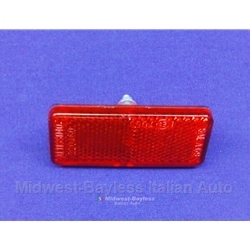 Tail Light / Marker Light Reflector Red (Fiat 124, 128, 850) - OE NOS