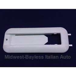 Sun Roof Sunroof Handle Surround - White (Lancia Beta Coupe HPE) - OE NOS