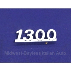 Badge Emblem "1300" (Fiat 128) - OE NOS