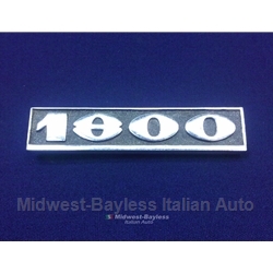 Badge Emblem "1800" (Fiat 124 Spider 1975-78) - U8