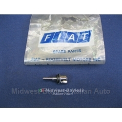      Windshield Washer Fluid Jet Nozzle Chrome (Fiat 124 Spider, Coupe) - OE NOS