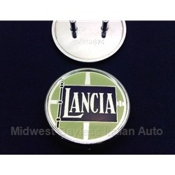 Badge Emblem "Lancia" 45mm - OE NOS