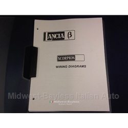 Wiring Diagrams Manual (Lancia Beta Scorpion 1976-77) - NEW