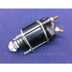 Starter Solenoid Marelli 3-bolt w/10mm Plunger - Early Style (Fiat 124, X1/9, 850, 128, 131, Lancia Scorpion to 1977) - OE MARELLI