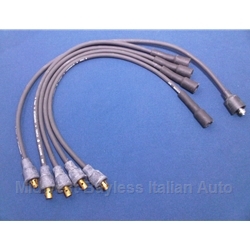  Spark Plug Wire Set - Standard (Fiat 124 DOHC 1971-On, 131, Lancia Beta/Scorpion w/Cam-Mount Dist.) - NEW