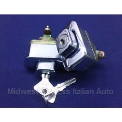 Exterior Door Locks SET w/Matching Keys (Fiat 850 Spider 1967-73 + Muira) - OE