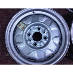Steel Wheel Spare Tire (Fiat Pininfarina 124 Spider, 131 1979-On) - OE BLEMISHED