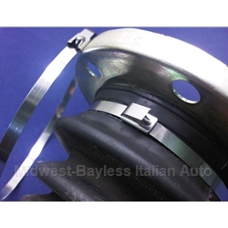  Axle CV Boot Band - Stainless SELF LOCKING (Fiat Bertone X1/9, 128, Lancia Scorpion/Montecarlo, Beta) - NEW