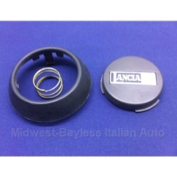 Horn Button Assembly "LANCIA" Logo (Lancia Scorpion Montecarlo) - U8