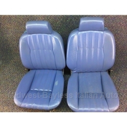 Seat Pair Front Blue (Fiat Pininfarina Spider 2000 1979-82 + All) - U8