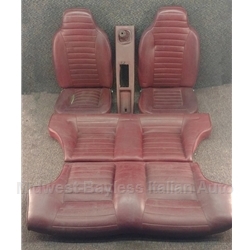Seat SET Front + Rear - RED (Fiat 128 SL Coupe) - U8