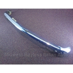 Bumper Front Chrome (Fiat 124 Coupe 1970-72 B-Series) - OE NOS