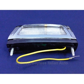      License Plate Light Left (Fiat Pininfarina 124 Spider 1975-85) - OE NOS