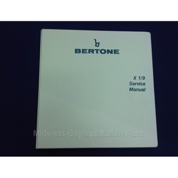         Factory Service Manual (Fiat Bertone X1/9 1979-88) - FACTORY ISSUE