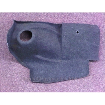 Front Trunk Carpet Left Front Shock Tower and Horn Cover ( Lancia Scorpion / Montecarlo) - U8 