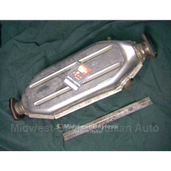 Catalytic Converter (Fiat 124 Spider, X19, 128, 131, All Carb 1975-80) - OE NOS