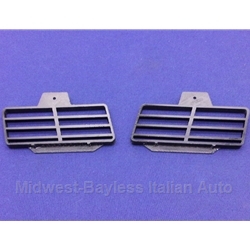      Console Center Lower Vent Grille Pair Left/Right (Fiat Pininfarina 124 Spider Coupe All) - NEW