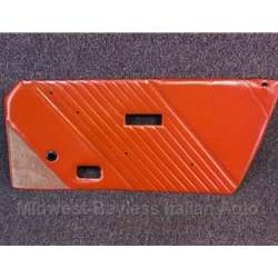 Door Panel Right (Fiat Bertone X1/9 1983-84) Red Leather - OE BLEM