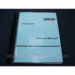         Factory Service Manual (Fiat Bertone X1/9 1979-88) - NEW
