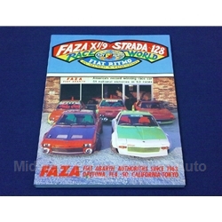   FAZA Fiat X1/9 128 Strada Race World by Al Cosentino - NEW