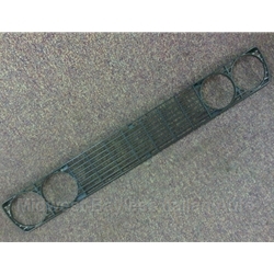Front Grille One-Piece Black (Fiat 128 3P Sport 1976-79) - OE NOS