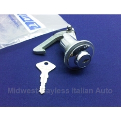 Glove Box Lock Assembly w/Key (Fiat 850 Spider) - OE NOS