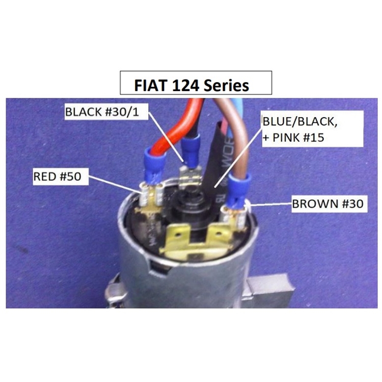 Starten CLASSIC FIAT 124 FIAT 850 ORIGINAL IGNITION SWITCH WITH FIAT